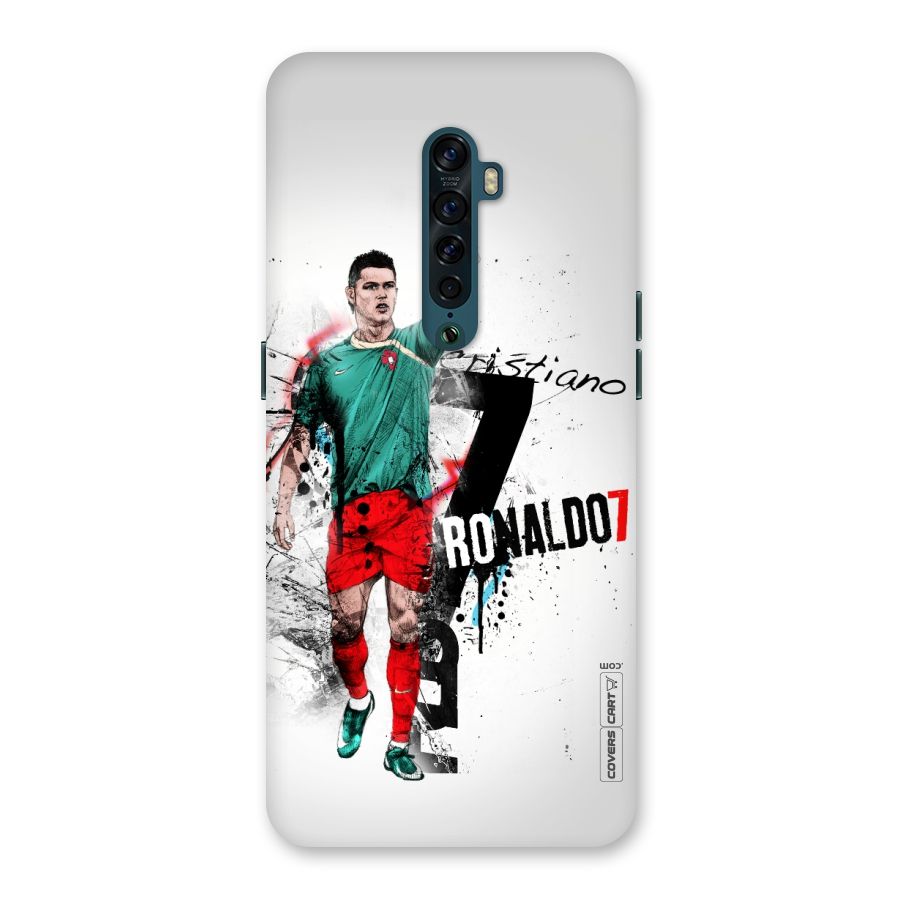 Ronaldo In Portugal Jersey Back Case for Oppo Reno2