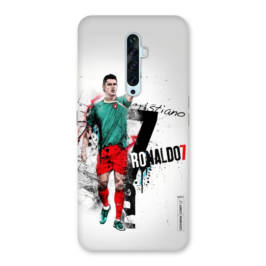 Ronaldo In Portugal Jersey Back Case for Oppo Reno2 F