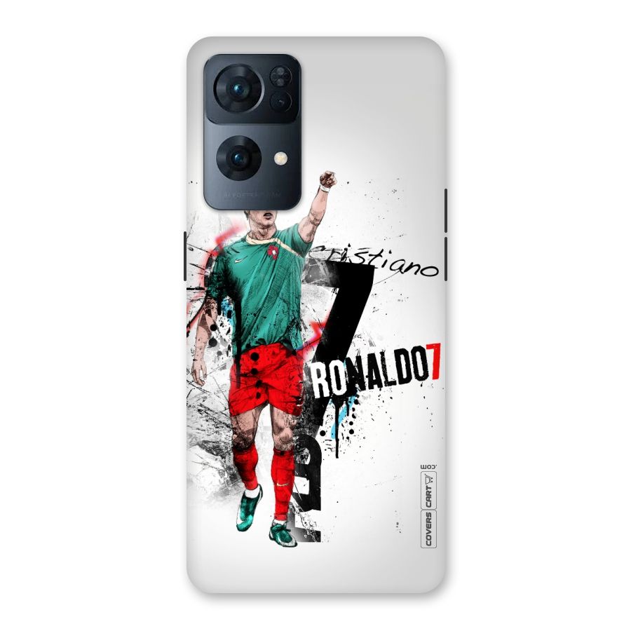Ronaldo In Portugal Jersey Back Case for Oppo Reno7 Pro 5G