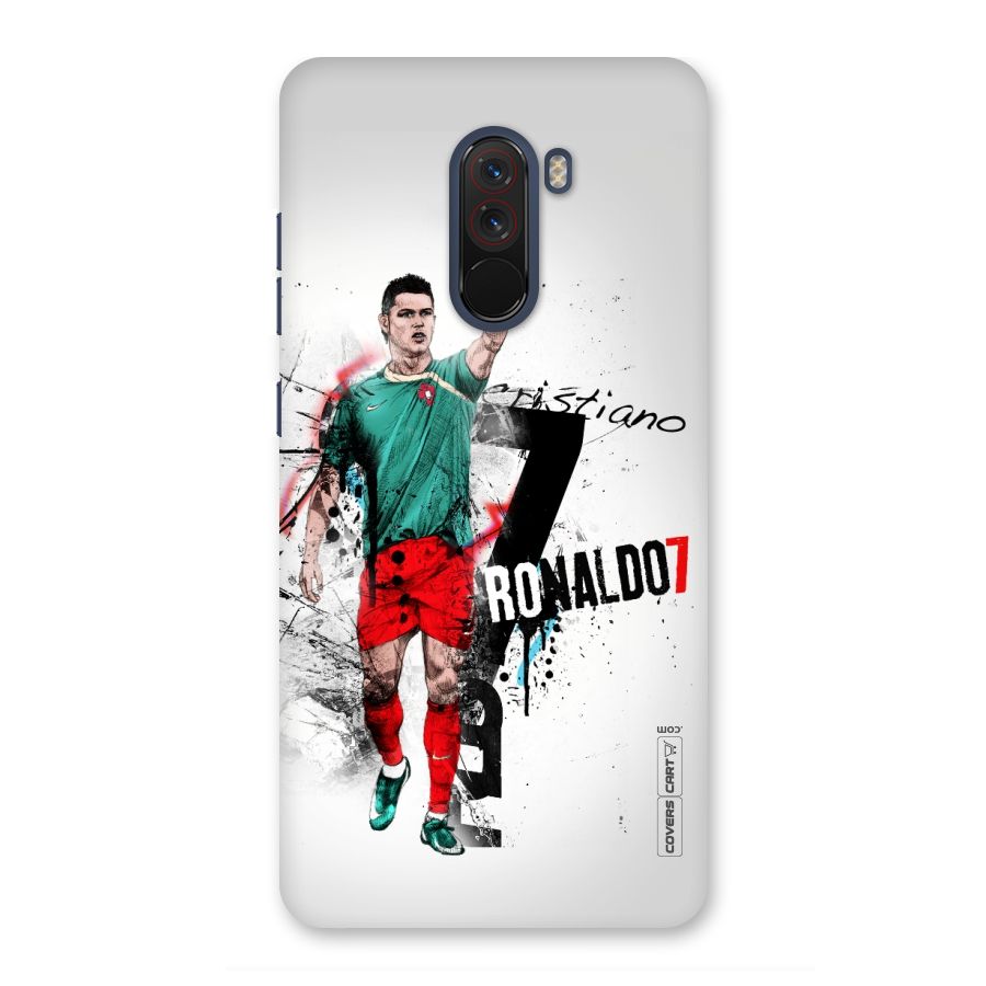 Ronaldo In Portugal Jersey Back Case for Poco F1