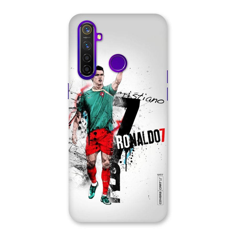 Ronaldo In Portugal Jersey Back Case for Realme 5 Pro