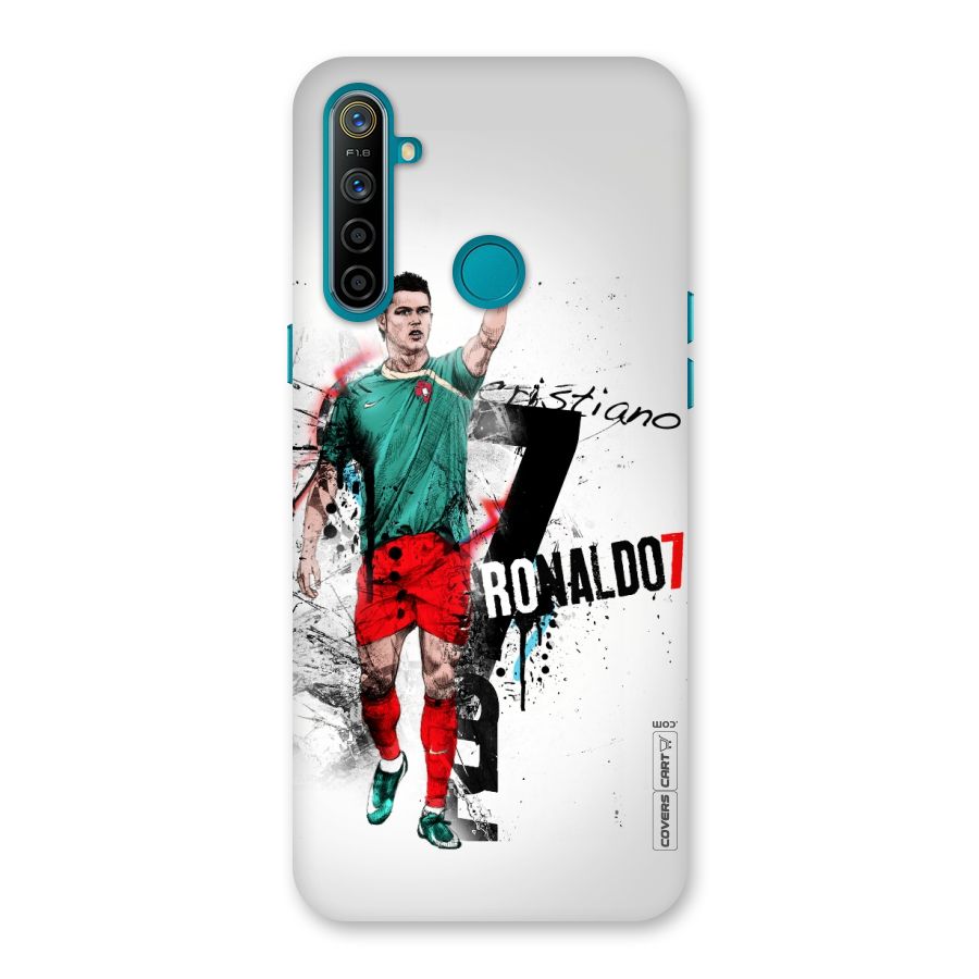 Ronaldo In Portugal Jersey Back Case for Realme 5i