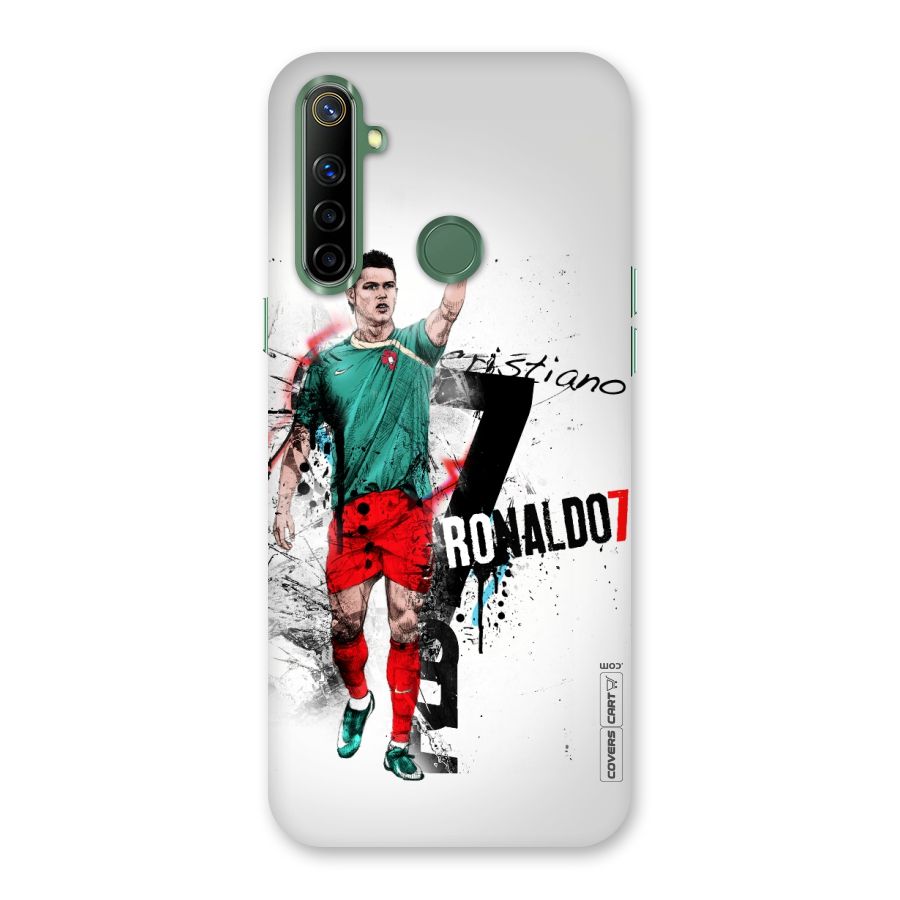 Ronaldo In Portugal Jersey Back Case for Realme Narzo 10