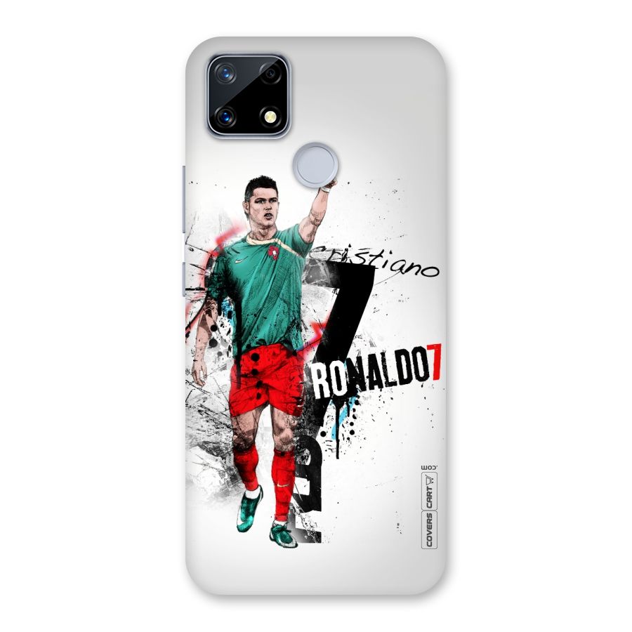 Ronaldo In Portugal Jersey Back Case for Realme Narzo 20