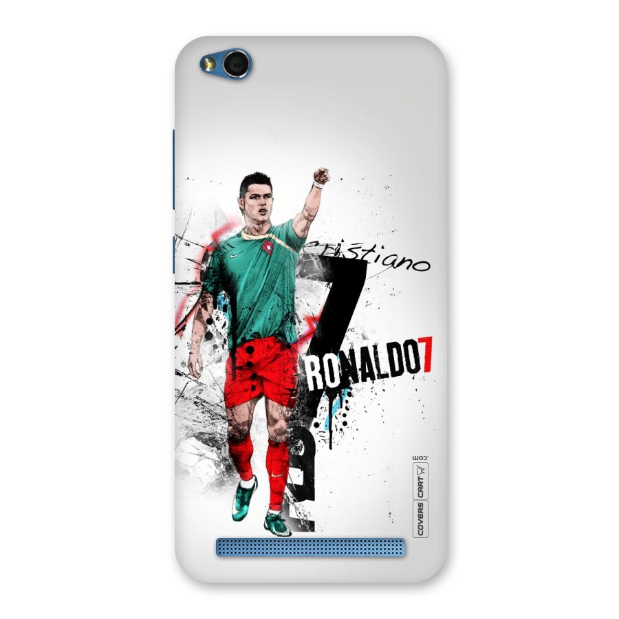 Ronaldo In Portugal Jersey Back Case for Redmi 5A