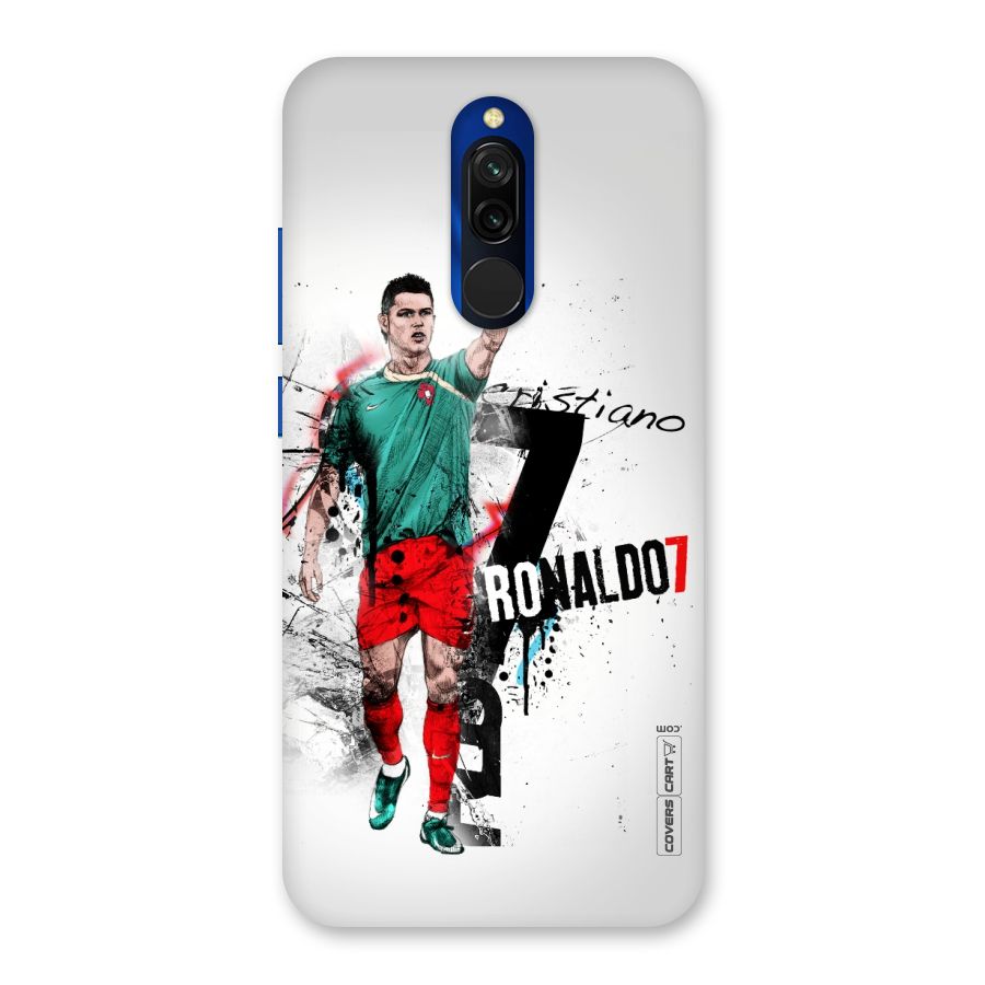 Ronaldo In Portugal Jersey Back Case for Redmi 8