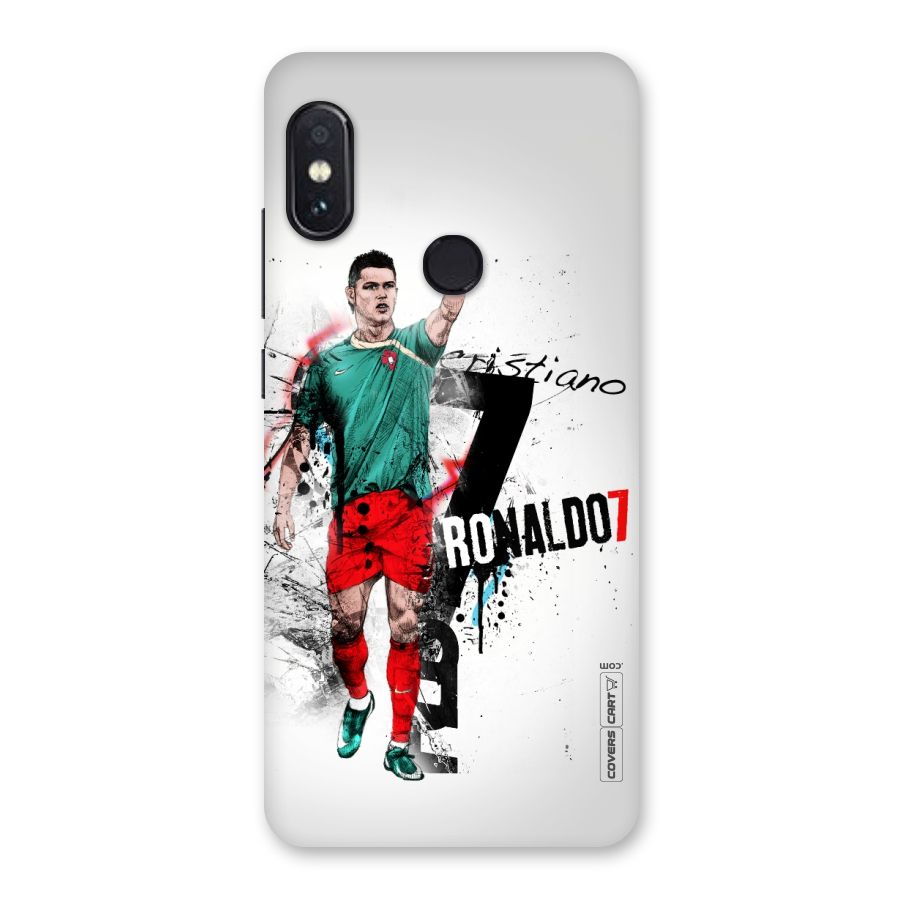 Ronaldo In Portugal Jersey Back Case for Redmi Note 5 Pro
