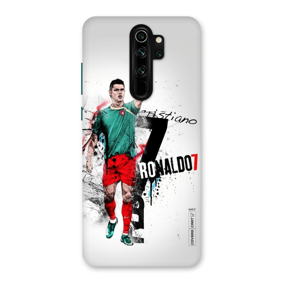 Ronaldo In Portugal Jersey Back Case for Redmi Note 8 Pro