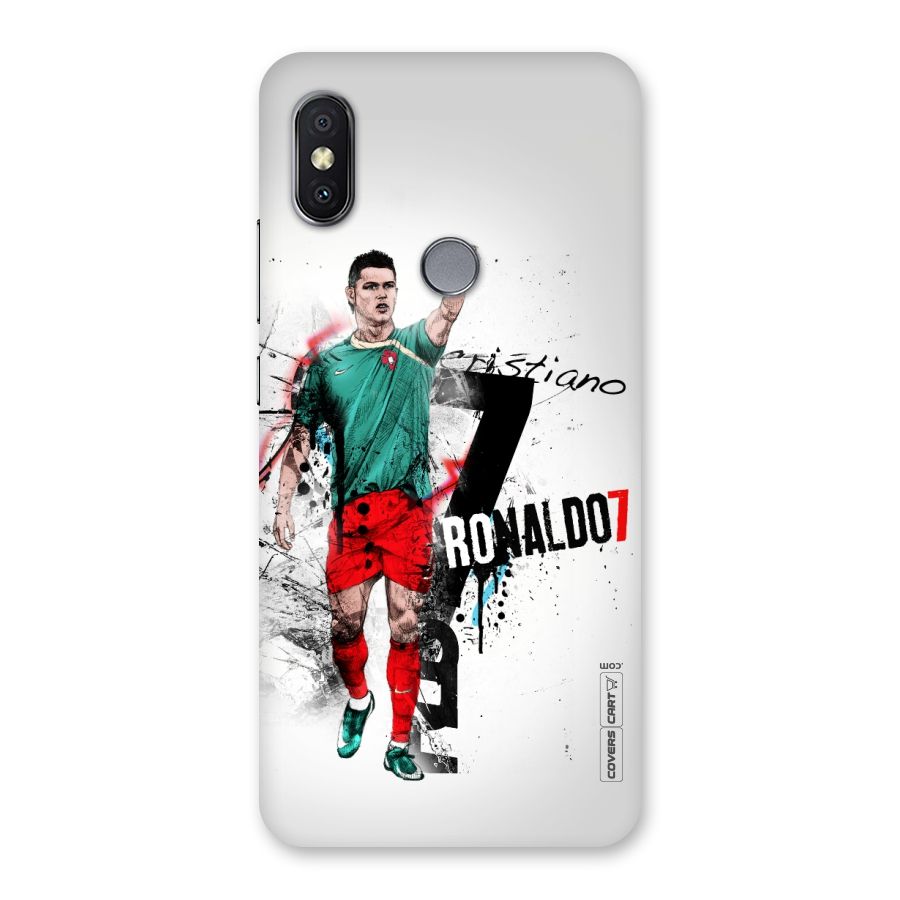 Ronaldo In Portugal Jersey Back Case for Redmi Y2