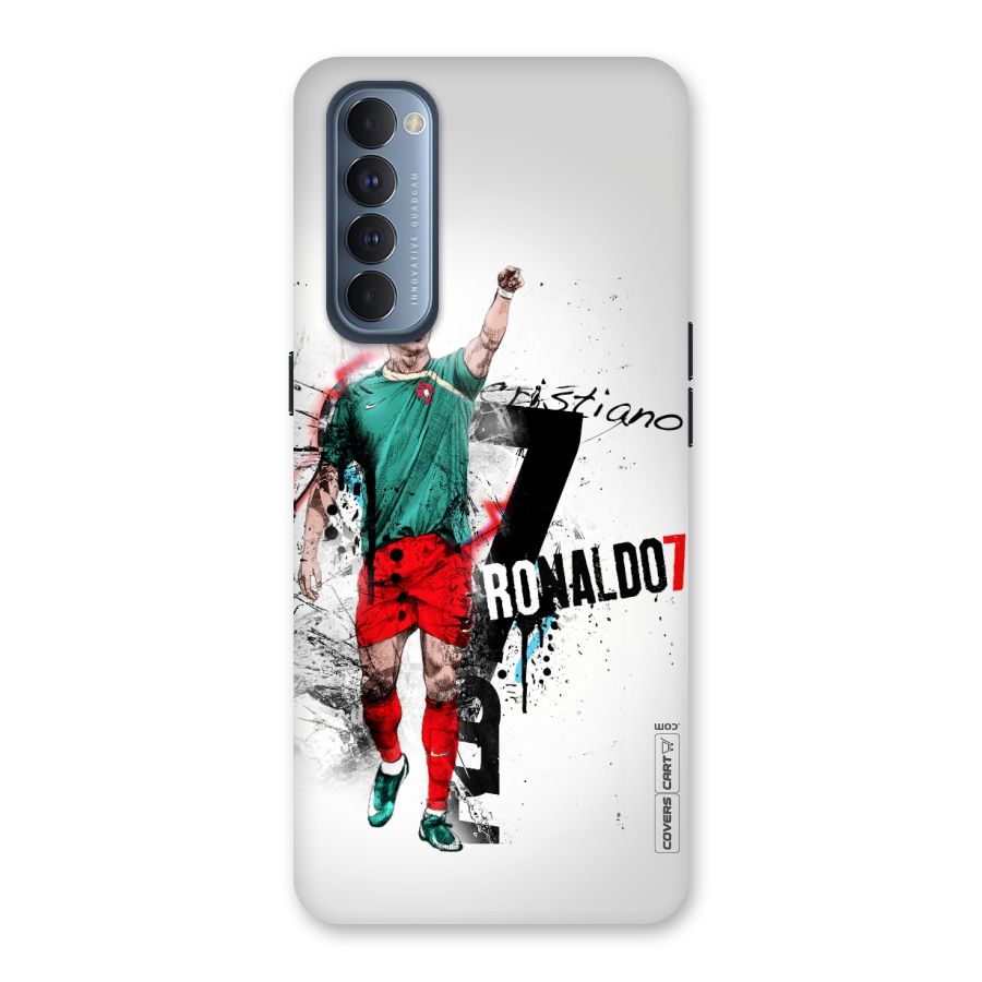Ronaldo In Portugal Jersey Back Case for Reno4 Pro