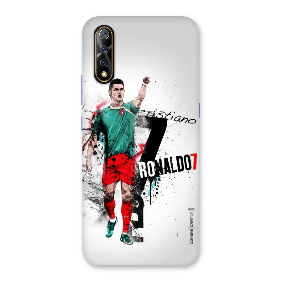 Ronaldo In Portugal Jersey Back Case for Vivo S1