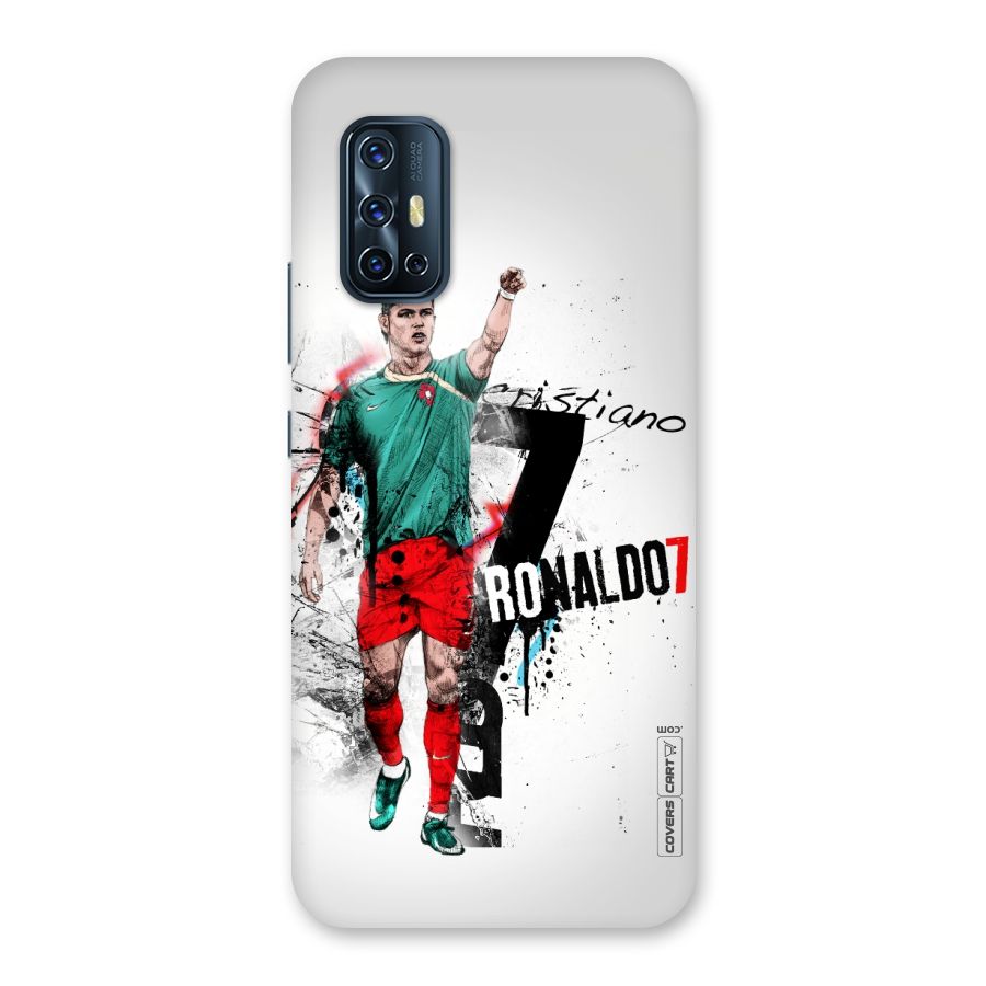 Ronaldo In Portugal Jersey Back Case for Vivo V17
