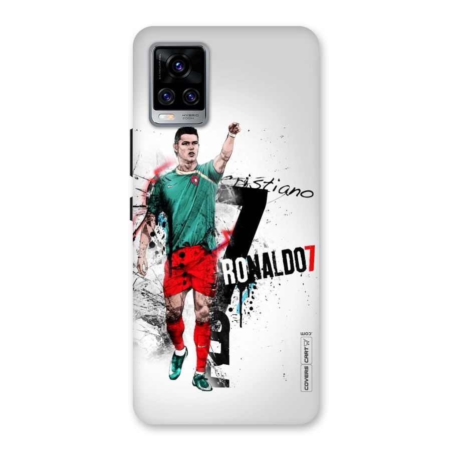 Ronaldo In Portugal Jersey Back Case for Vivo V20 Pro