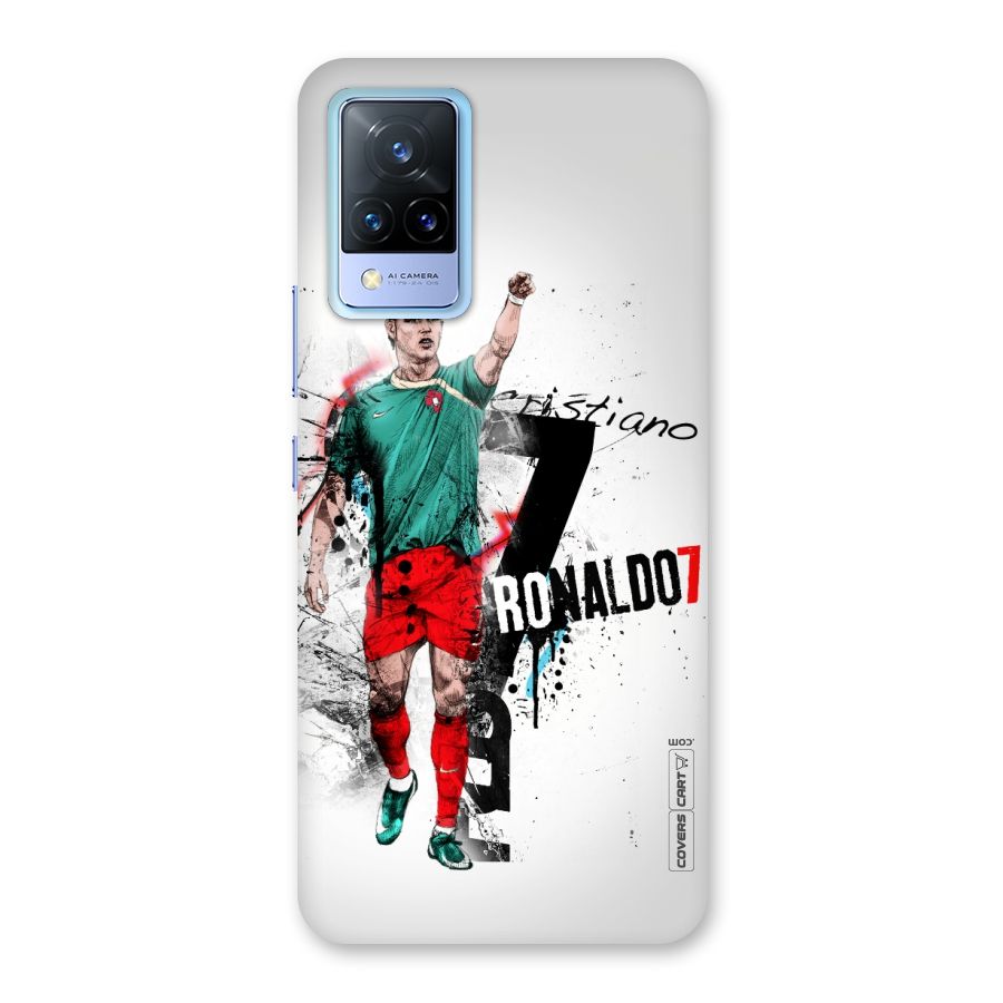 Ronaldo In Portugal Jersey Back Case for Vivo V21 5G