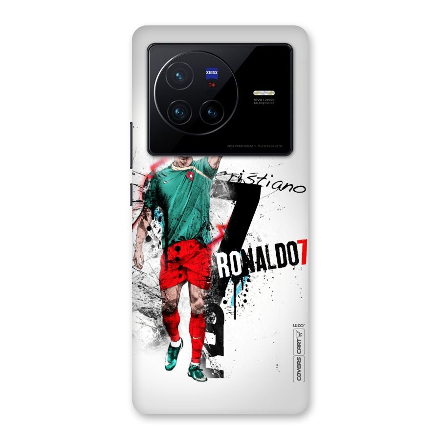 Ronaldo In Portugal Jersey Back Case for Vivo X80