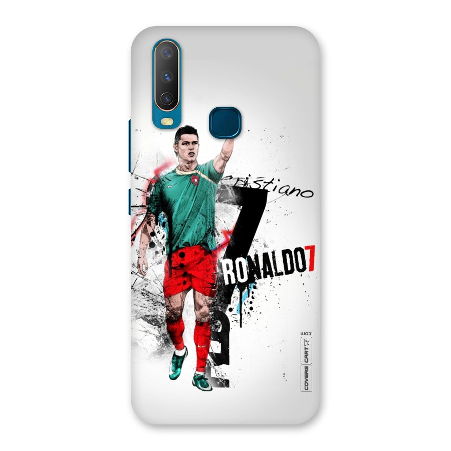 Ronaldo In Portugal Jersey Back Case for Vivo Y17