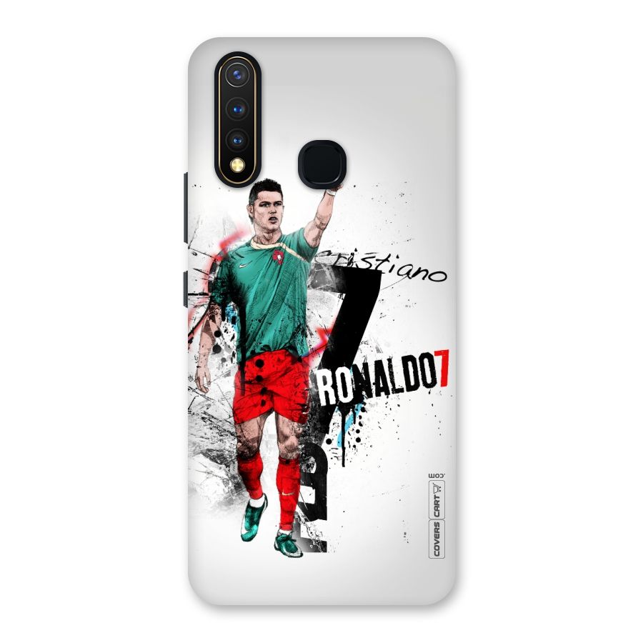 Ronaldo In Portugal Jersey Back Case for Vivo Y19