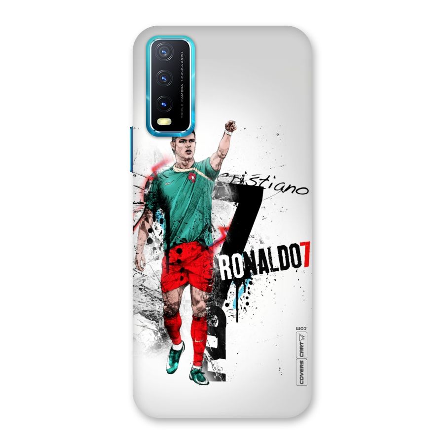 Ronaldo In Portugal Jersey Back Case for Vivo Y20G
