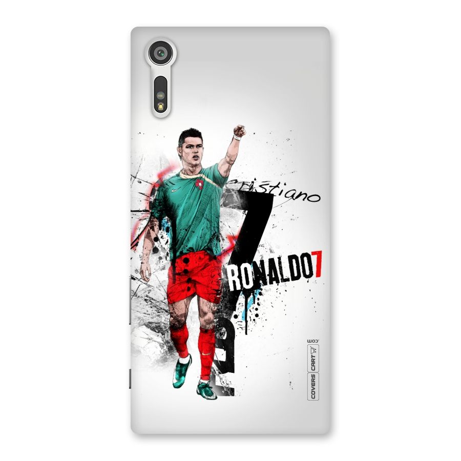 Ronaldo In Portugal Jersey Back Case for Xperia XZ