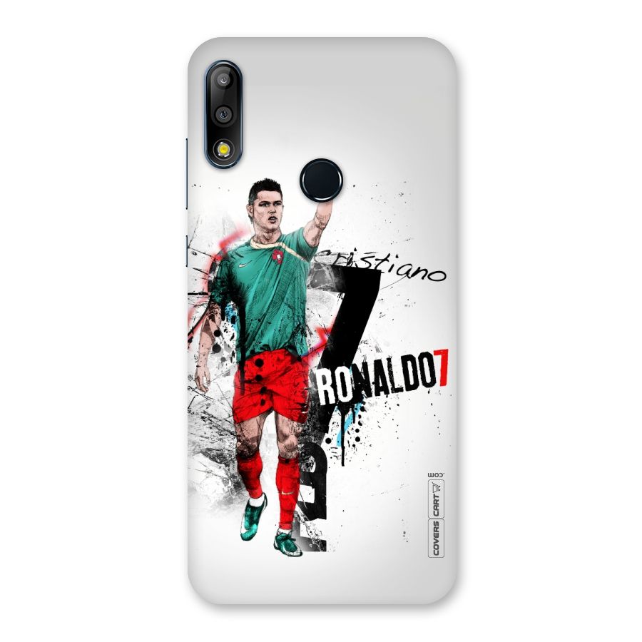 Ronaldo In Portugal Jersey Back Case for Zenfone Max Pro M2