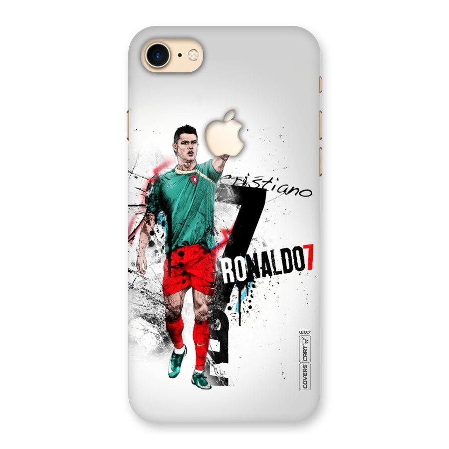 Ronaldo In Portugal Jersey Back Case for iPhone 7 Apple Cut