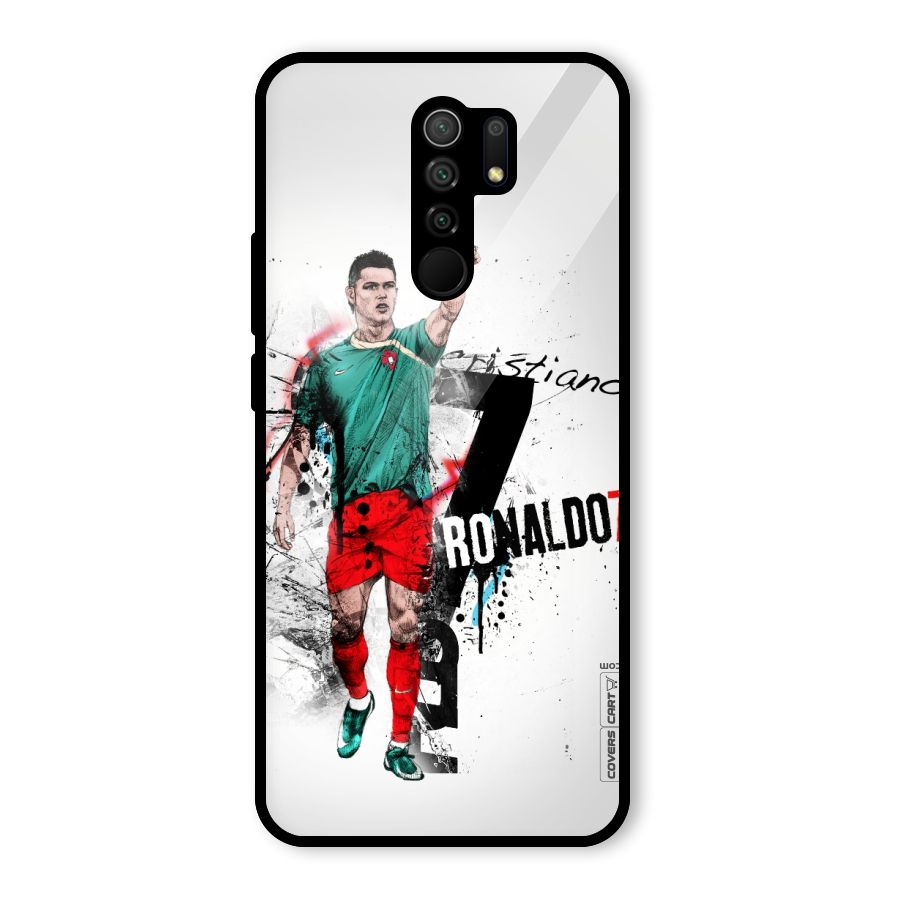 Ronaldo In Portugal Jersey Glass Back Case for Poco M2