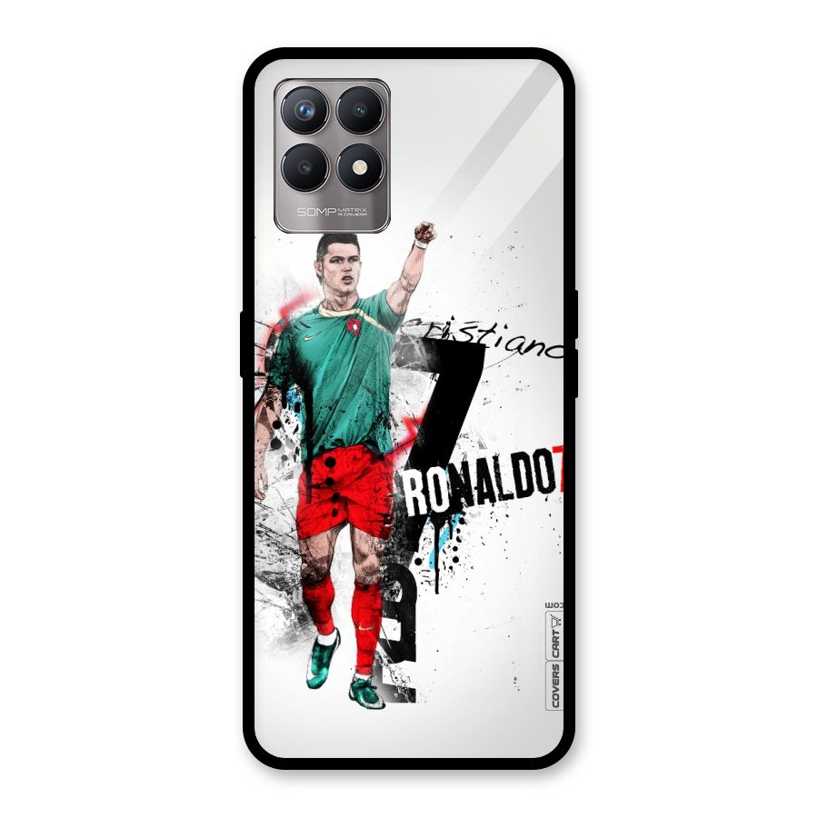 Ronaldo In Portugal Jersey Glass Back Case for Realme Narzo 50