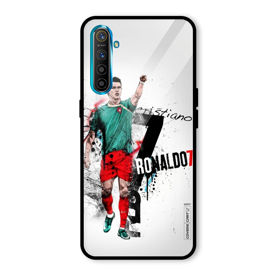 Ronaldo In Portugal Jersey Glass Back Case for Realme XT