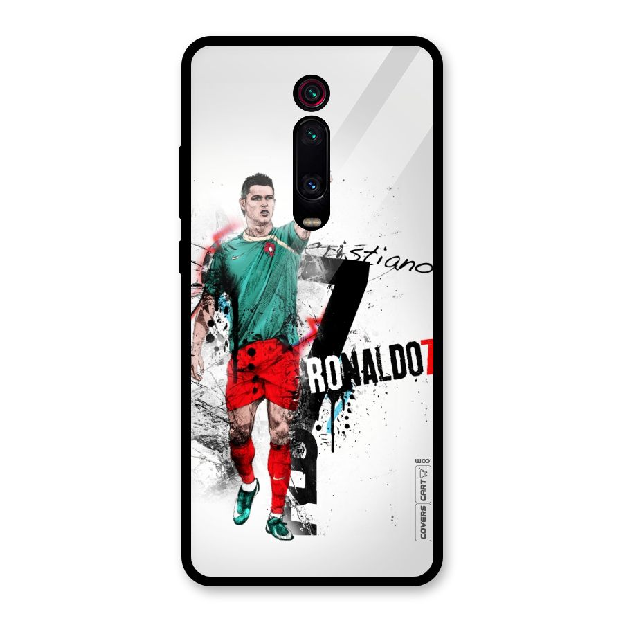 Ronaldo In Portugal Jersey Glass Back Case for Redmi K20