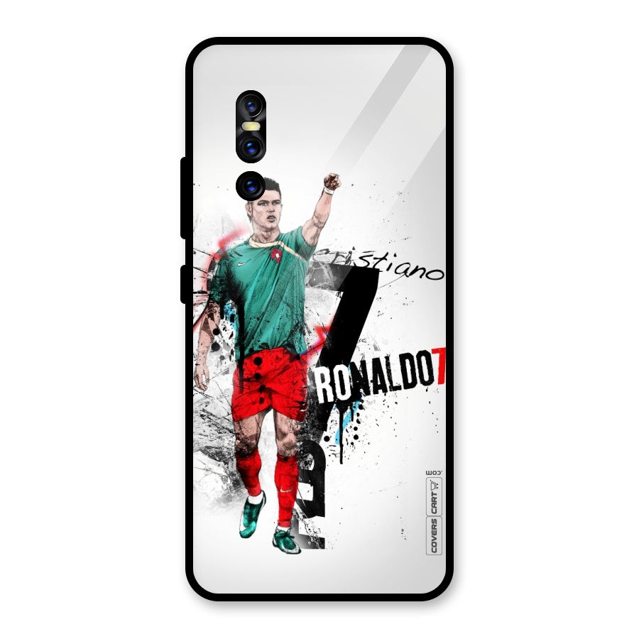 Ronaldo In Portugal Jersey Glass Back Case for Vivo V15 Pro