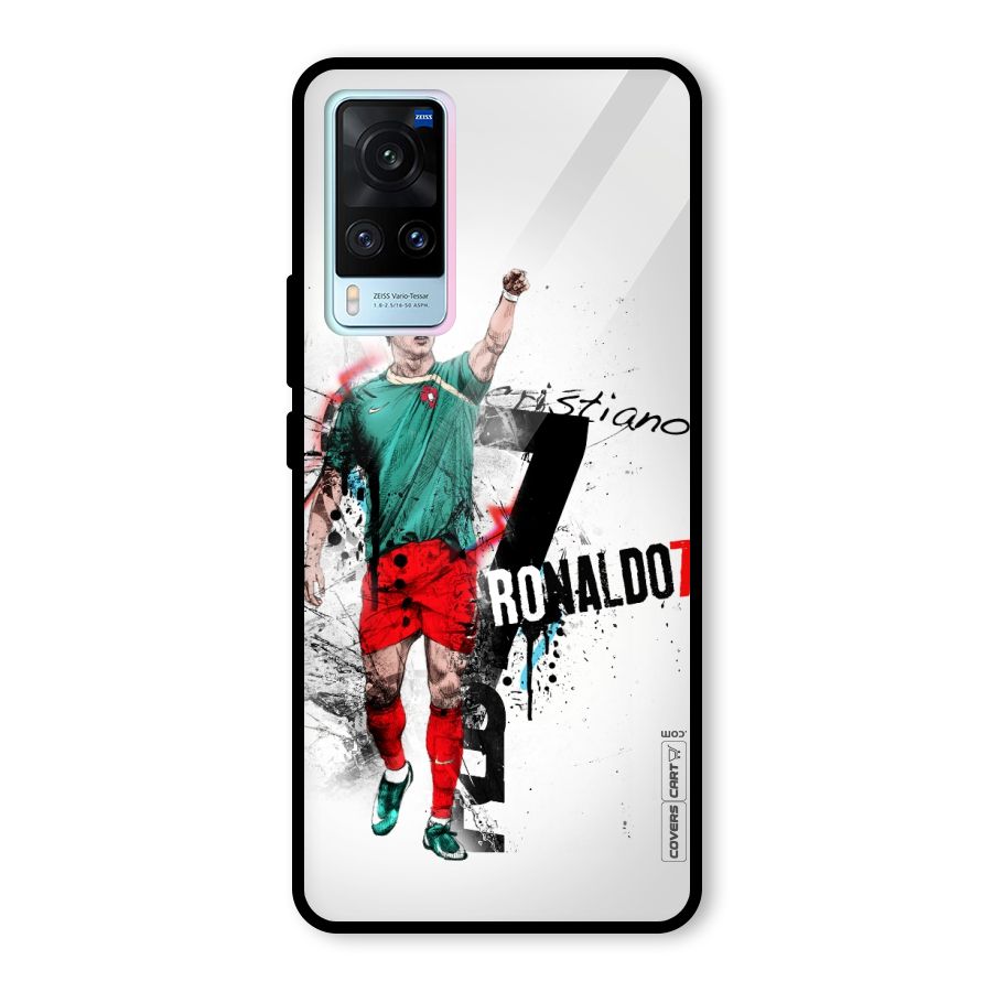 Ronaldo In Portugal Jersey Glass Back Case for Vivo X60