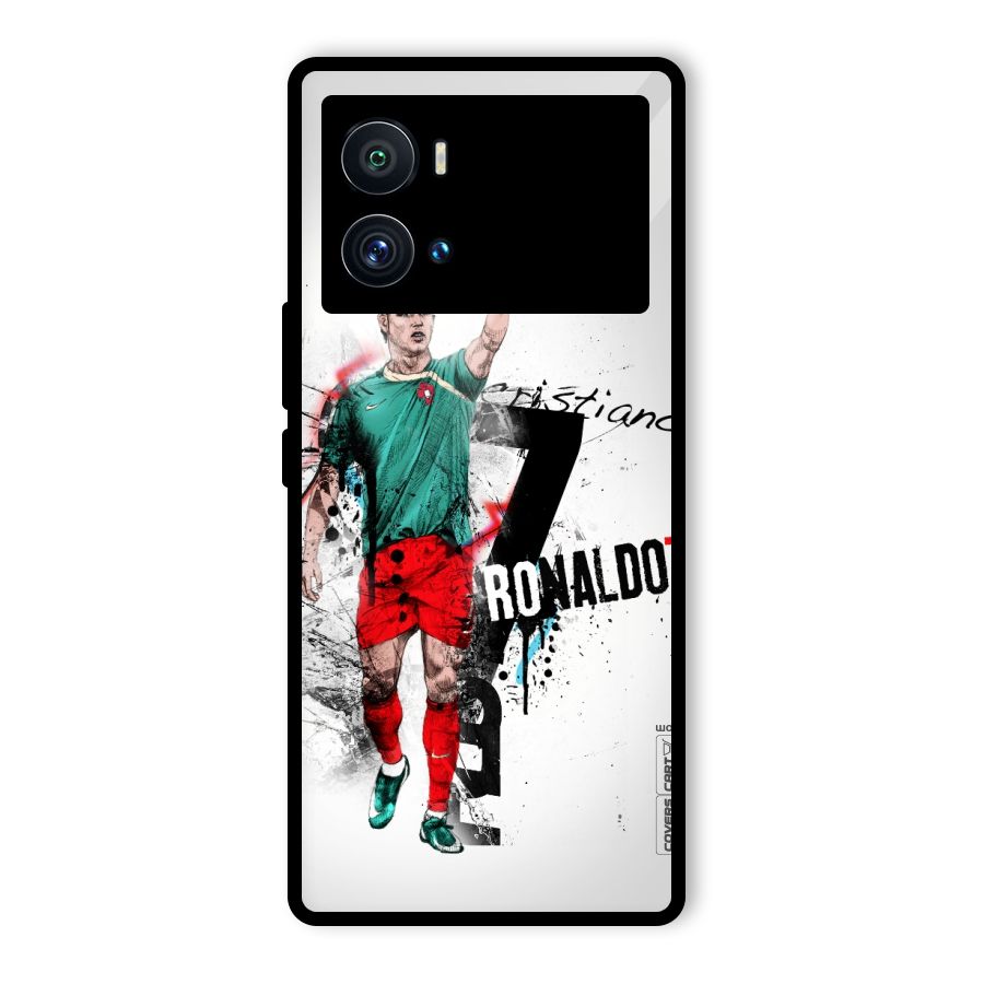 Ronaldo In Portugal Jersey Glass Back Case for Vivo iQOO 9 Pro