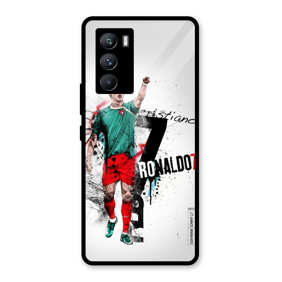 Ronaldo In Portugal Jersey Glass Back Case for Vivo iQOO 9 SE