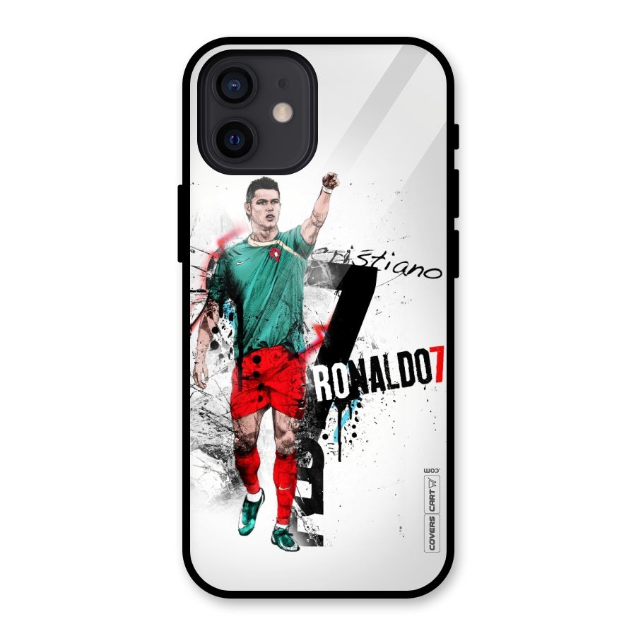 Ronaldo In Portugal Jersey Glass Back Case for iPhone 12