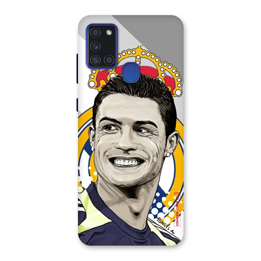 Ronaldo Madrid King Back Case for Galaxy A21s