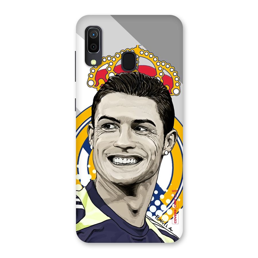 Ronaldo Madrid King Back Case for Galaxy A30