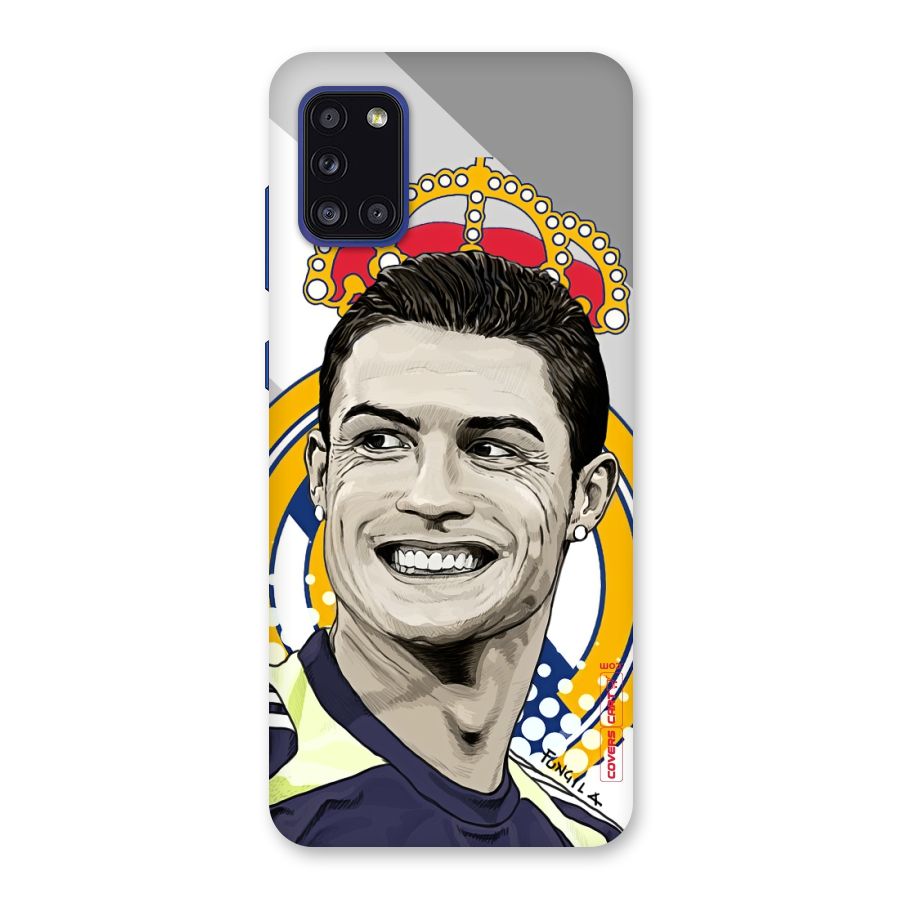 Ronaldo Madrid King Back Case for Galaxy A31