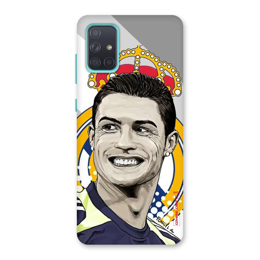 Ronaldo Madrid King Back Case for Galaxy A71