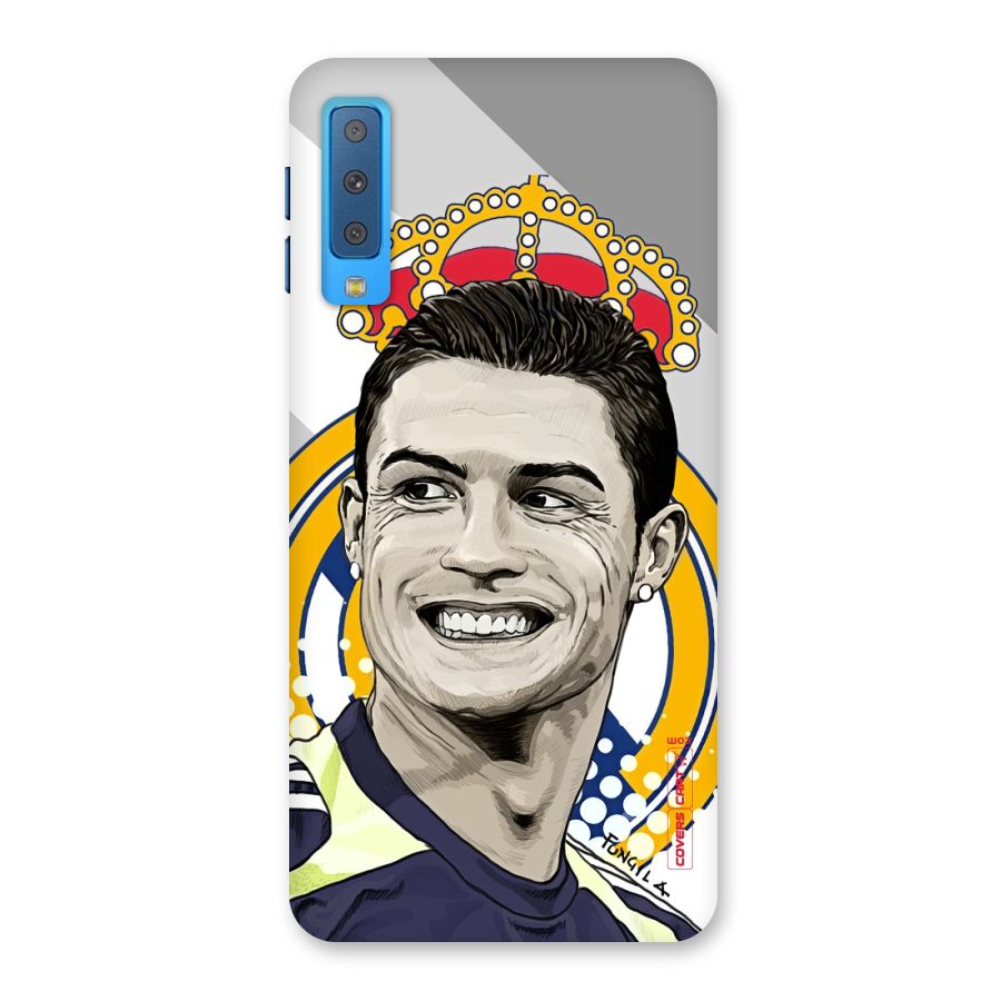 Ronaldo Madrid King Back Case for Galaxy A7 (2018)