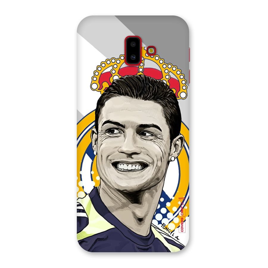 Ronaldo Madrid King Back Case for Galaxy J6 Plus