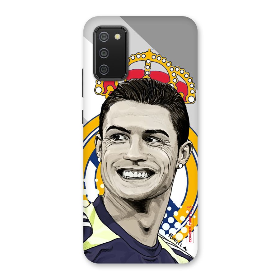 Ronaldo Madrid King Back Case for Galaxy M02s