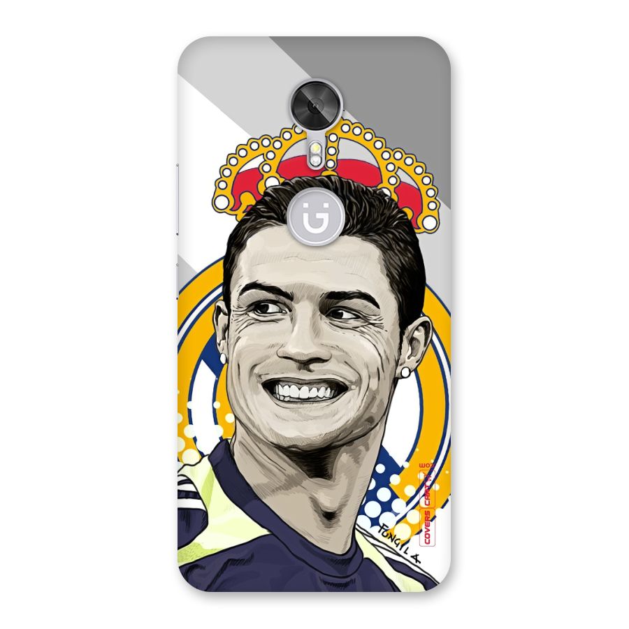 Ronaldo Madrid King Back Case for Gionee A1