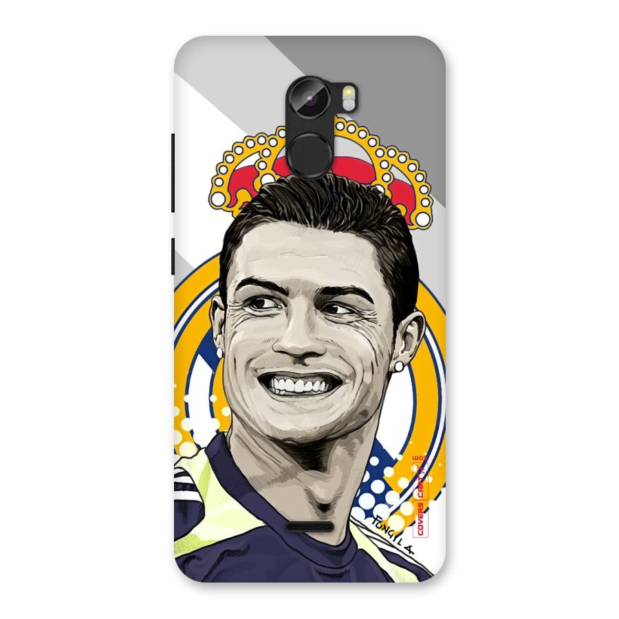 Ronaldo Madrid King Back Case for Gionee X1
