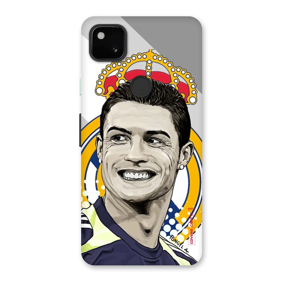 Ronaldo Madrid King Back Case for Google Pixel 4a