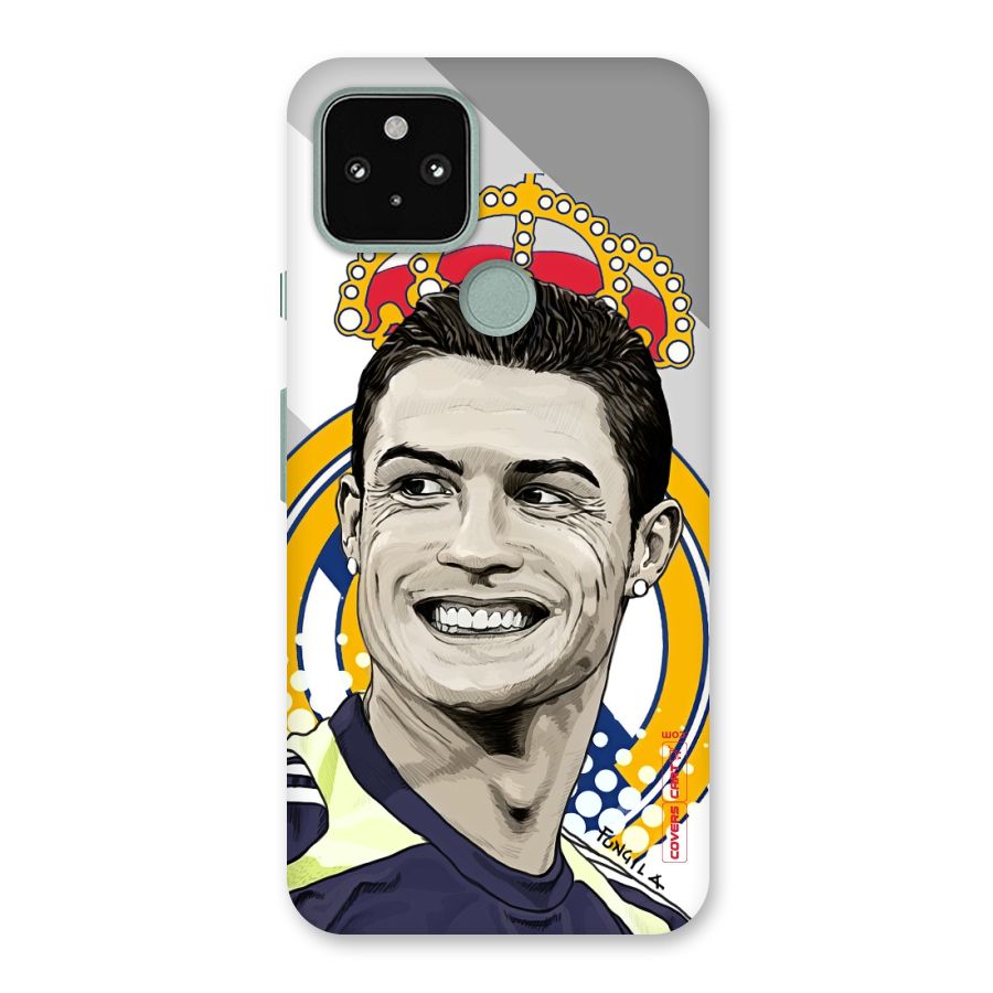 Ronaldo Madrid King Back Case for Google Pixel 5