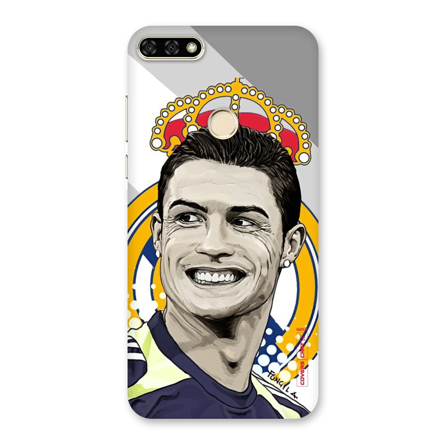 Ronaldo Madrid King Back Case for Honor 7A