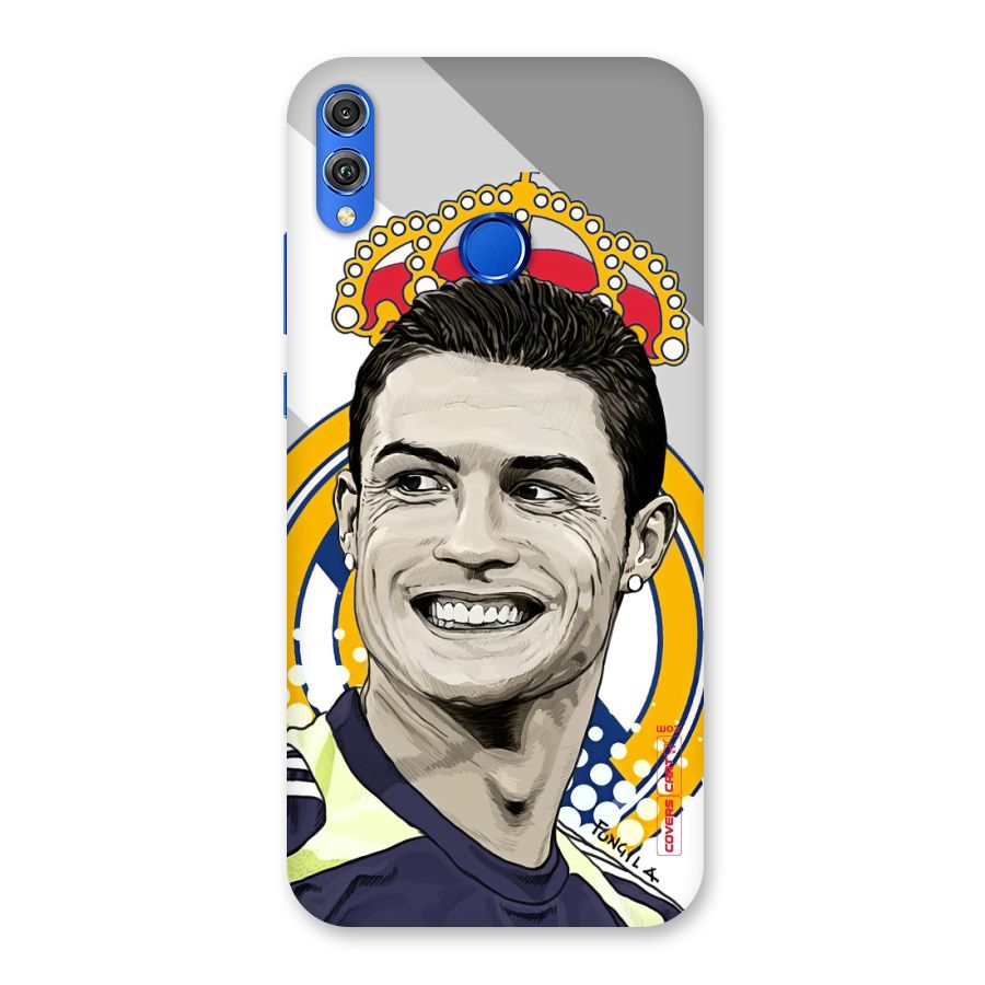 Ronaldo Madrid King Back Case for Honor 8X
