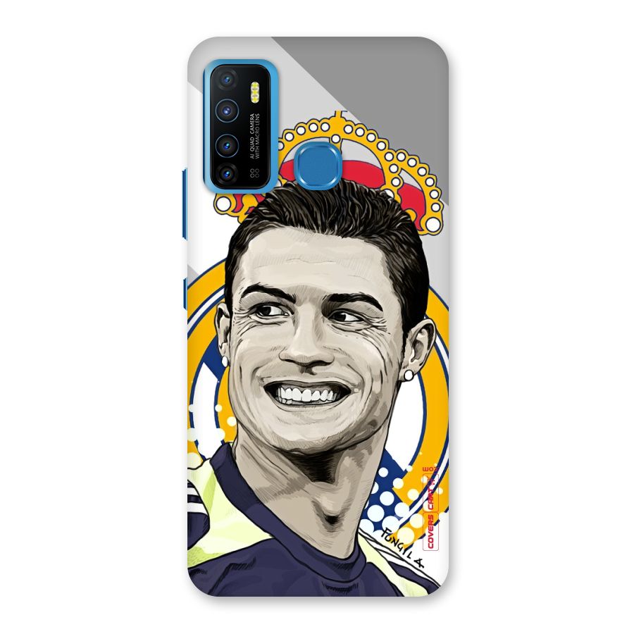 Ronaldo Madrid King Back Case for Infinix Hot 9