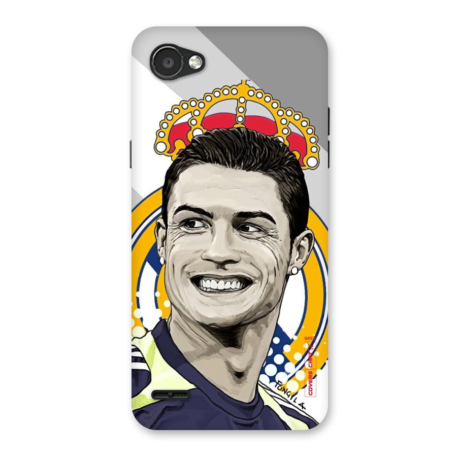 Ronaldo Madrid King Back Case for LG Q6