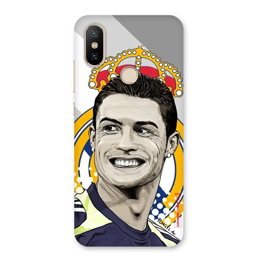Ronaldo Madrid King Back Case for Mi A2